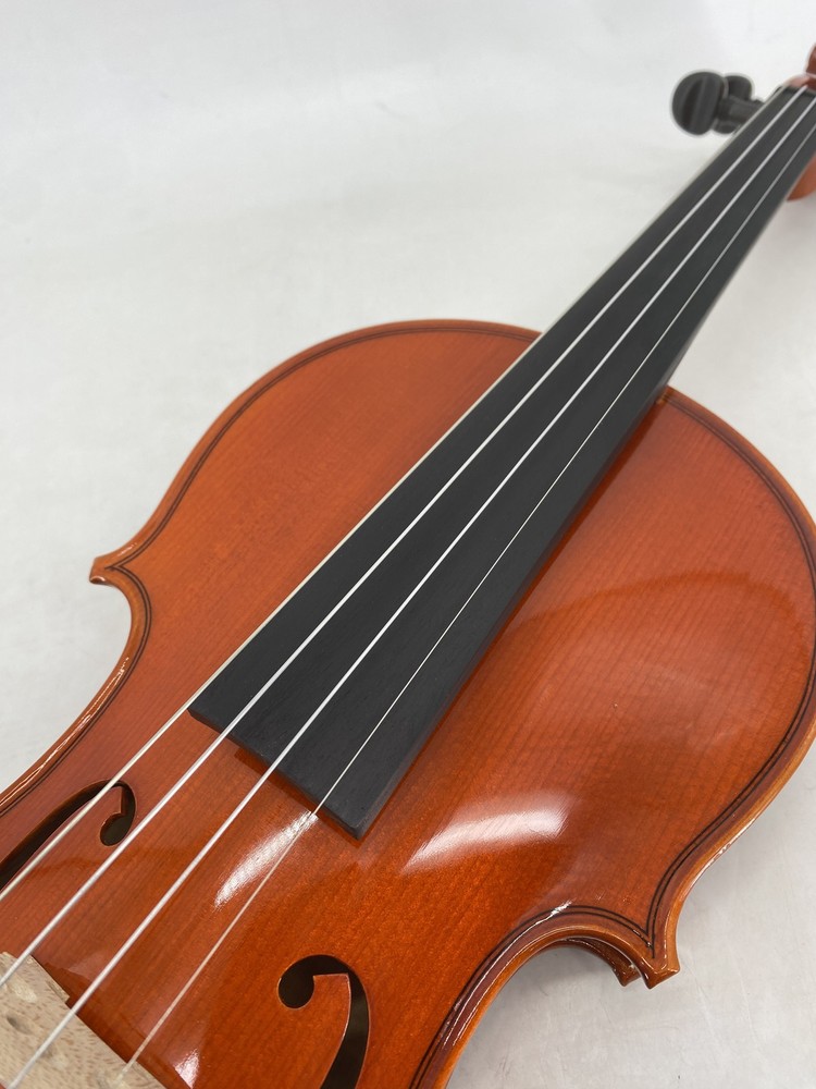 Handcrafted 4/4Violin Solid One-Piece Back Flamed Maple 30yr Spruce Complete Set