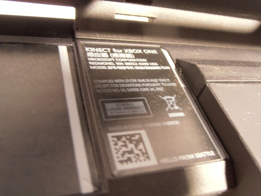 Xbox One Kinect Sensor Bar Motion Camera Untested Unknown Working Condition