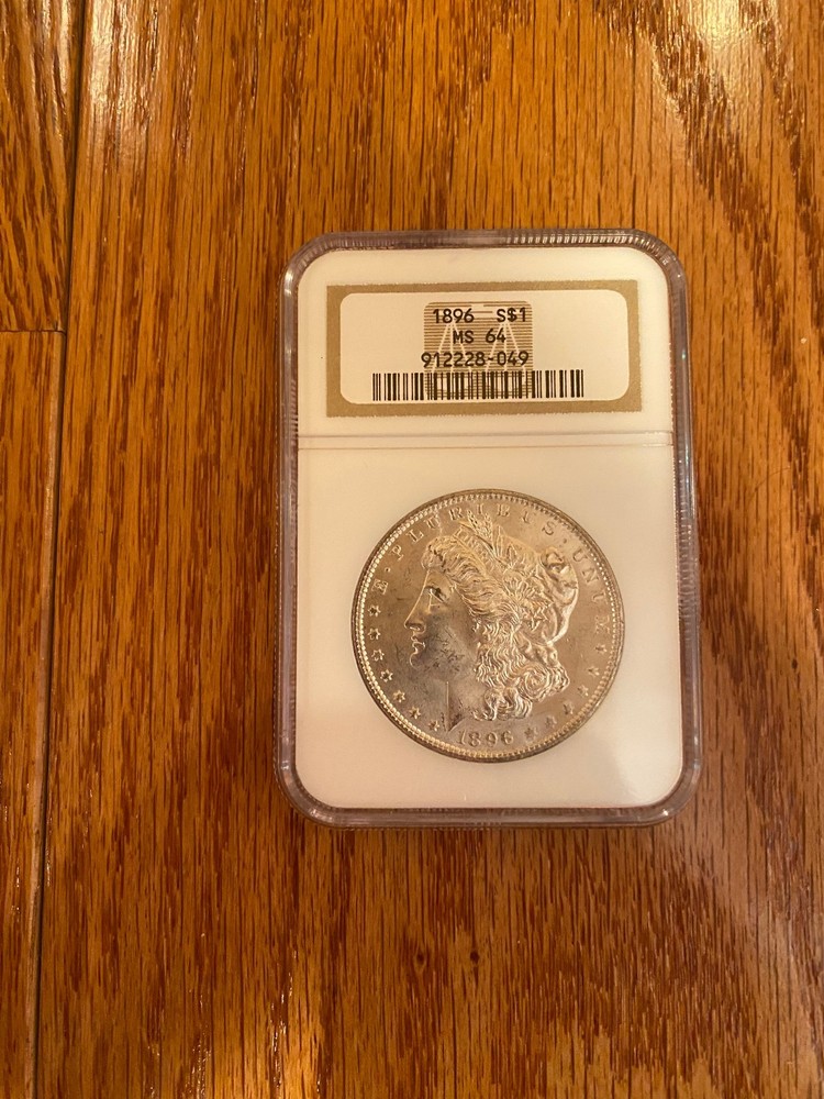 1896 Morgan Dollar NGC MS 64