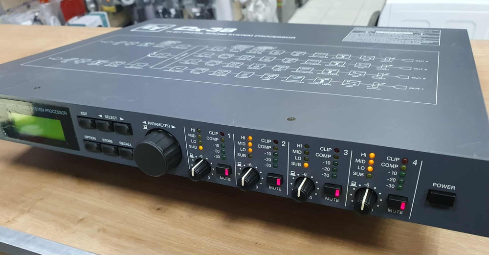 ELECTRO-VOICE EV DX38 24 BIT DIGITAL SOUND SYSTEM PROCESSOR