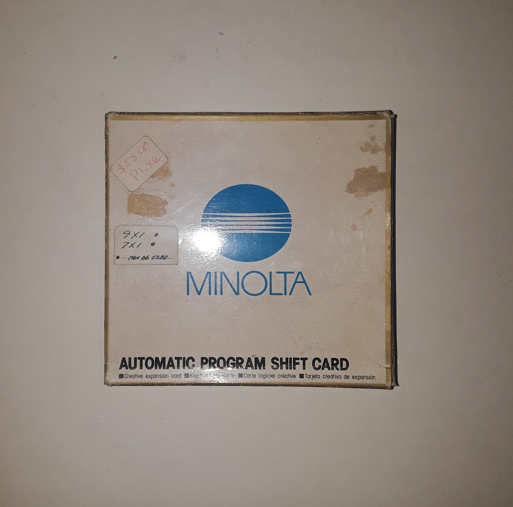 Minolta (Camera Co.) Automatic Shift Card (BRAND NEW!)