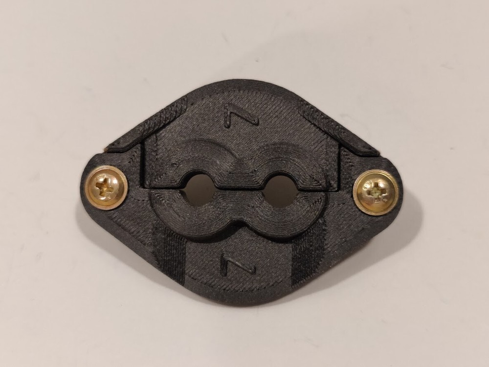 Engine Baffle Ignition Wire Seal - Two Wire - Zero Degree (Straight Thru)
