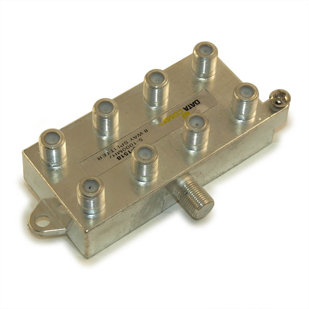 Coax Splitter: 8 Way 1000Mhz
