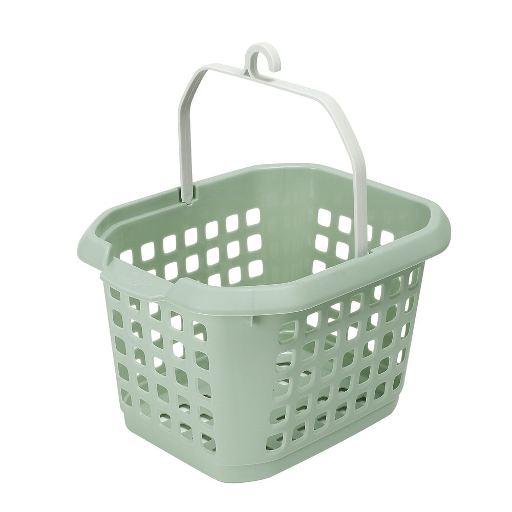 5x Ezy Storage Encore Peg Basket Assorted Colours With Grey Handle