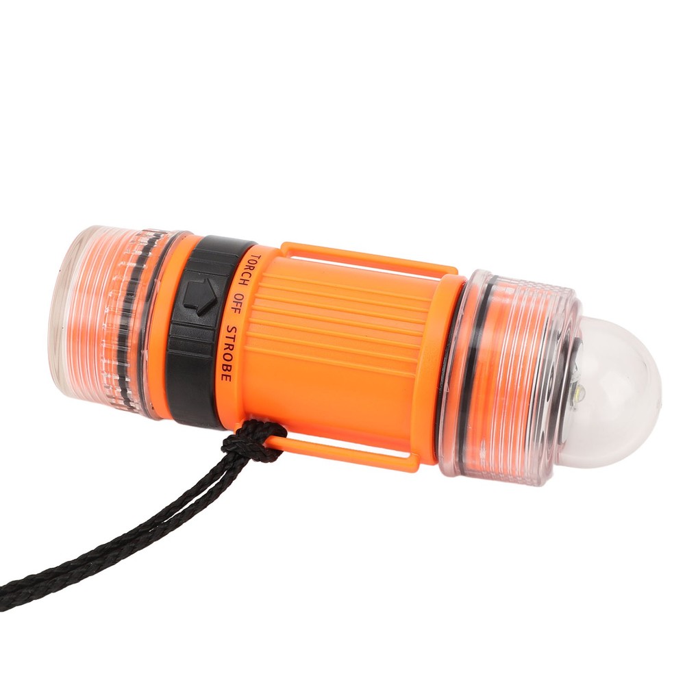 Waterproof Dive Strobe Flashlight High Brightness LED For Underwater Advent RAVV