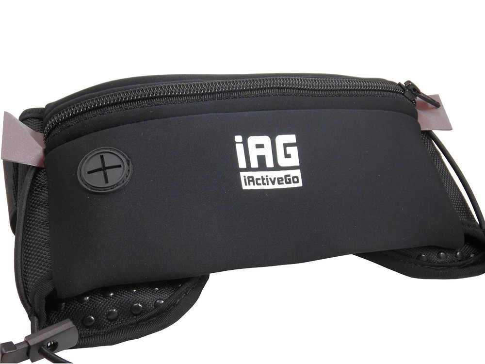 iACTIVEGO Running Belt: (2) Leak-Free Hydration Bottles-Adjustable Belt
