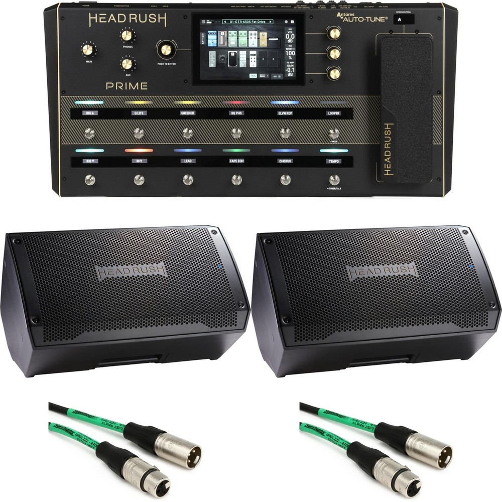 HeadRush Prime Guitar Multi-effect/Amp Modeler/Vocal Processor Unit and Stereo