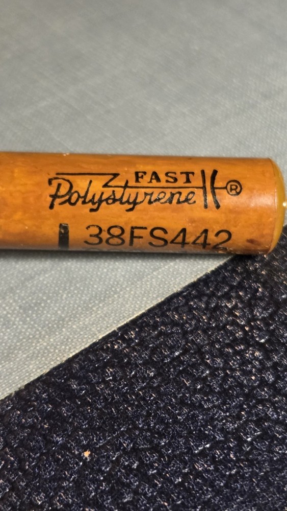 .022 400v Polystyrene Guitar Amp Tone Capacitor John E Fast Test .021 Long Leads