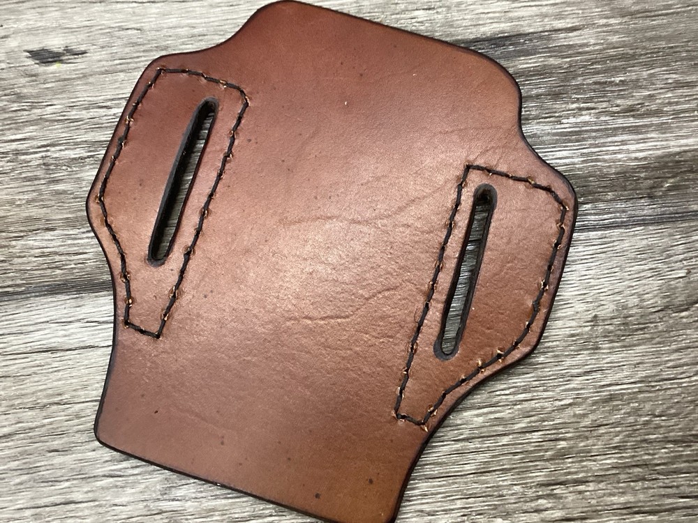 Leather Folding Clip Knife Sheath (Sheath Only)