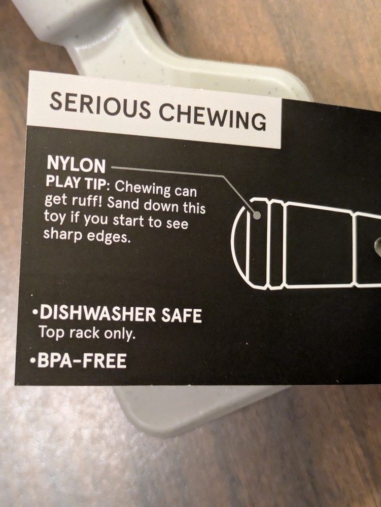 Bark Flip It Good Spatula ML Nylon Super Chewer -Burger Scent