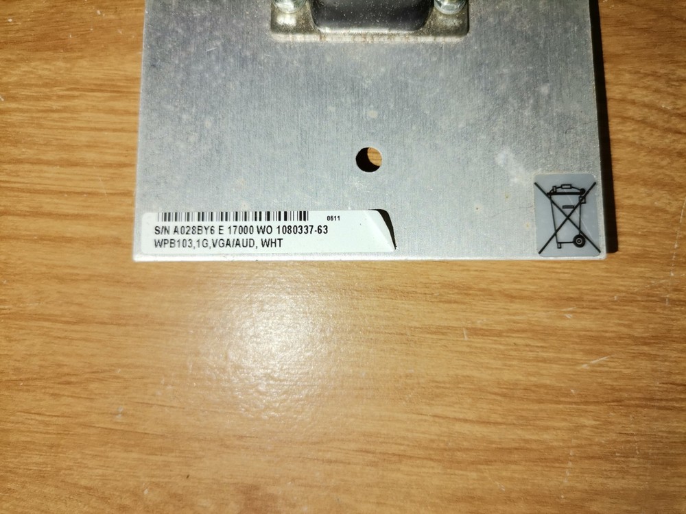 EXTRON WPB 103 computer connect plate with cables