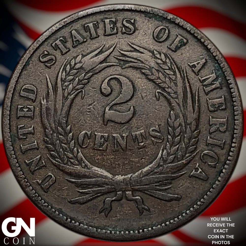 1865 2 Cent Piece Z5519