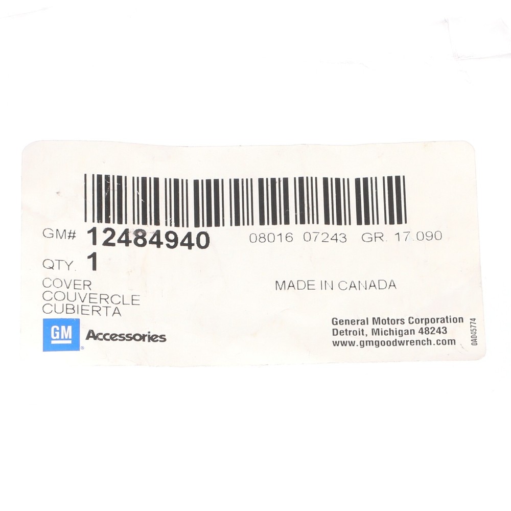 Genuine GM 2003-2007 Chevrolet LT Service Component Bed Rail Protector 12484940