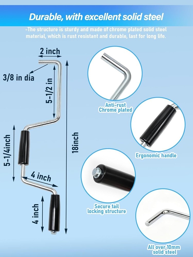 Lightweight Winch Strap Winder - User-Friendly Hand Roller for Efficient Use