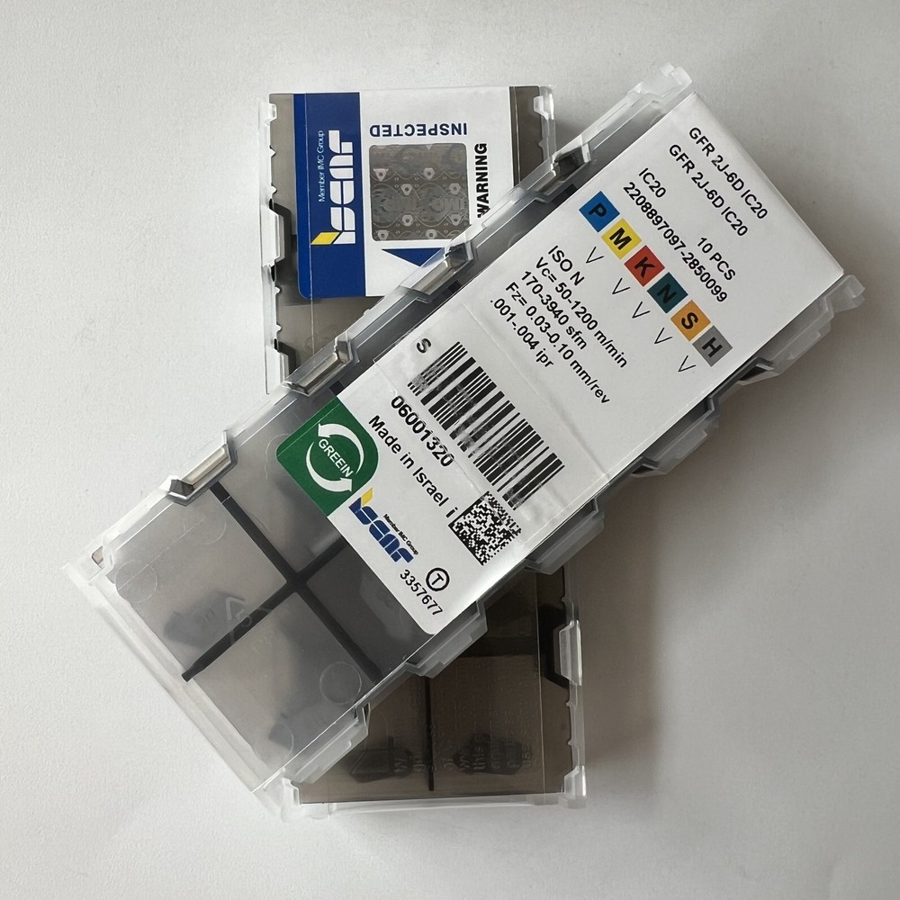 ISCAR / GFR2J-6D IC20 / Industrial indexable carbide inserts 10 Pcs