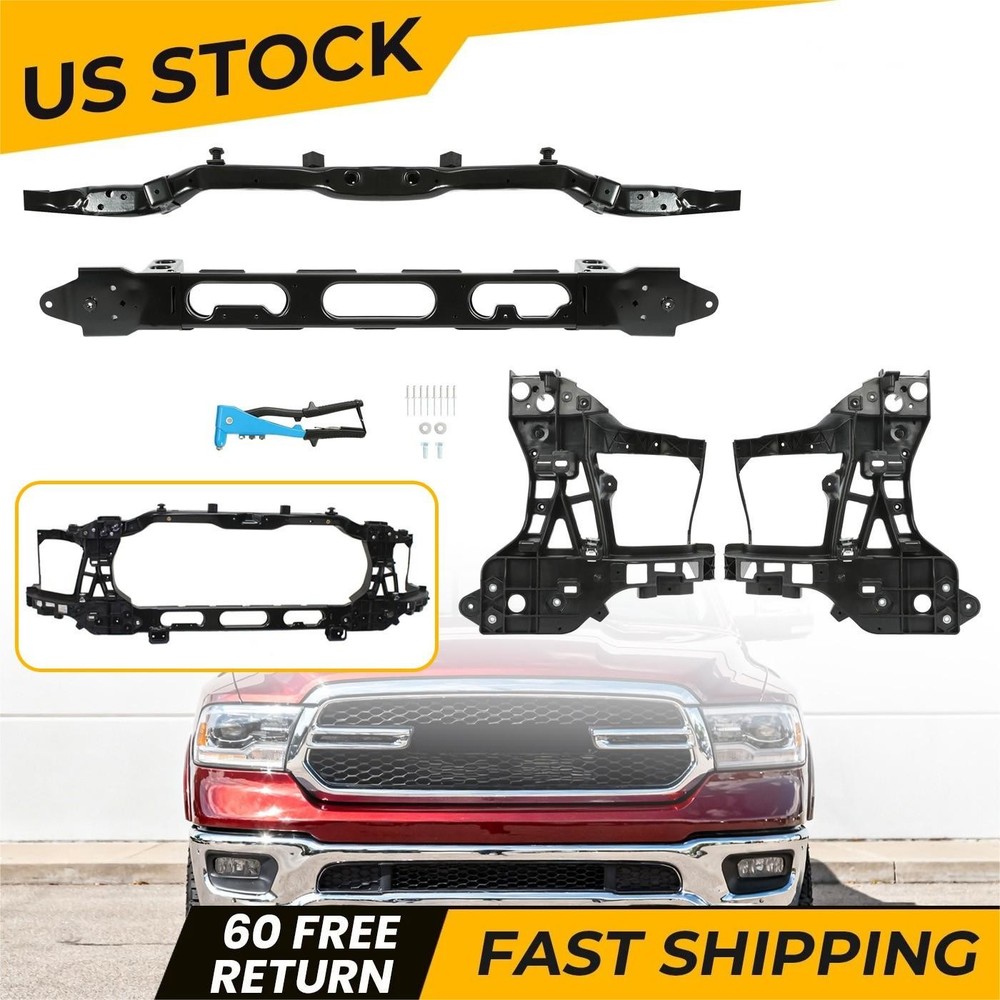 For Ram 1500 2013-2018 & Ram 1500 Classic 2019-23 Radiator Support Core Assembly