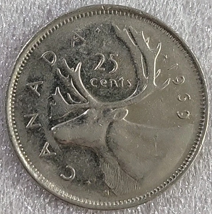 1969 - Canada - 25 Cent *C786