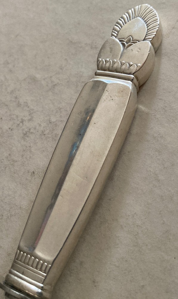Frank Whiting Sterling Silver Princess Ingrid Curving Fork NO MONO 9.5”