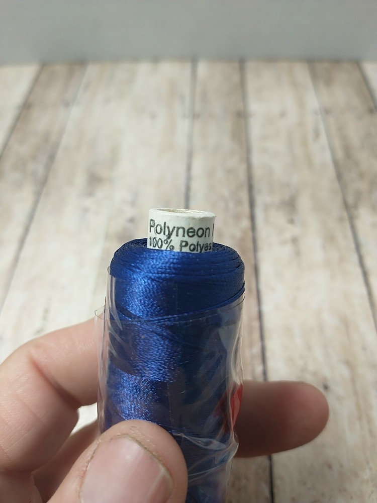 Madeira Polyneon 1000m Embroidery Thread Color 1843 Blue