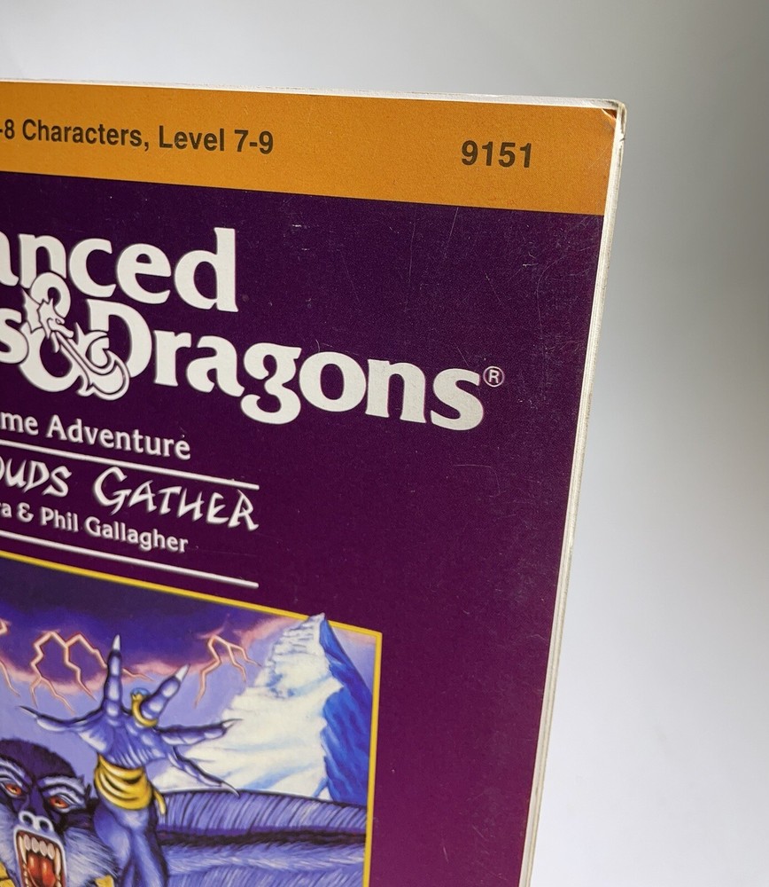 Dark Clouds Gather Advanced Dungeons And Dragons Module UK7 9151 1985 TSR