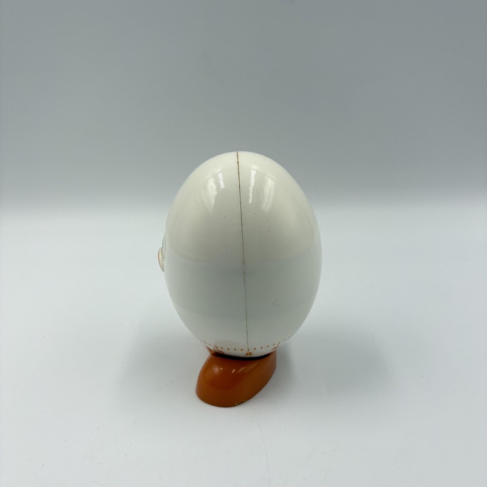 Joie Egg Kitchen Timer White Plastic Mechanical 60 Minute Chicken Cute Design