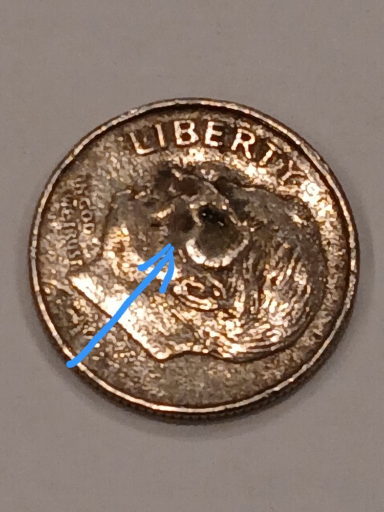 2017p Roosevelt Dime Error