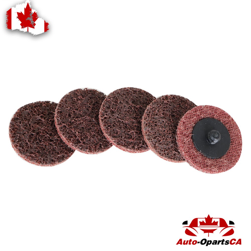 2" Medium Surface Conditioning Discs Roll Lock Grinder Sanding Pads 50Pcs