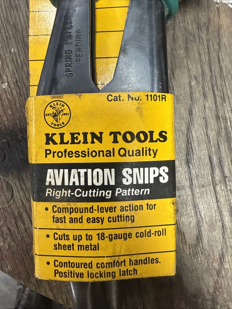 Vintage Klein Aviation Snips 1101r