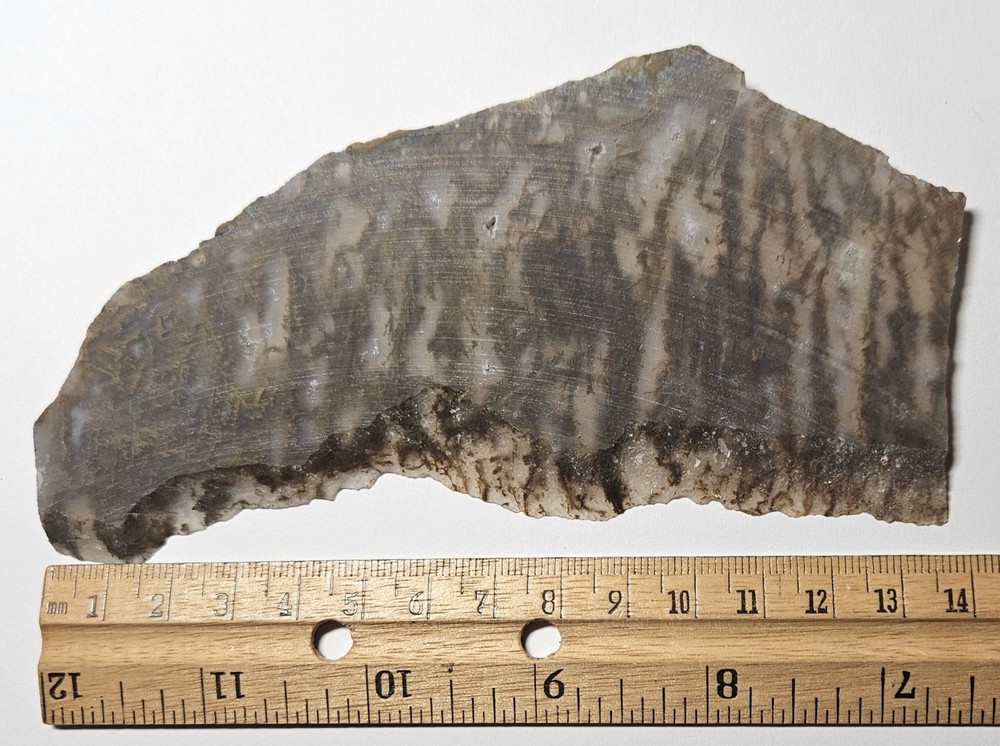 Plume Agate Thin Slab 63 Grams