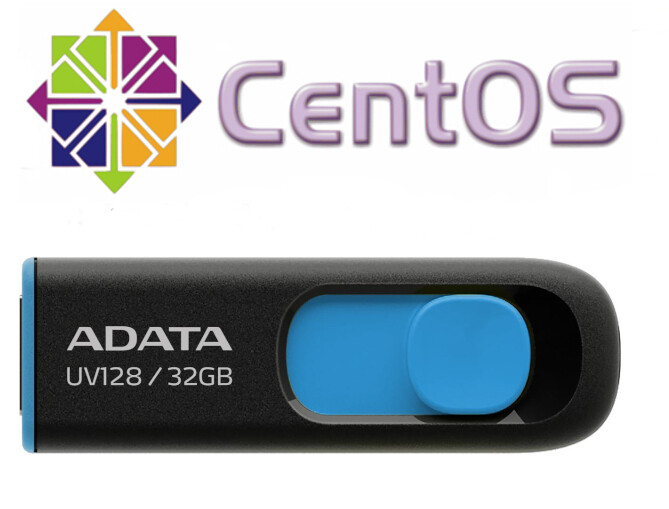 CentOS 7 2003 Gnome 64 Bt FAST 32 Gb 3.2 USB Drive Linux Bootable Live / Install