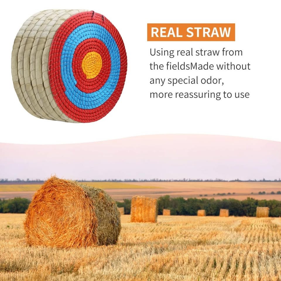 Large Traditional Hand-Made Archery Target