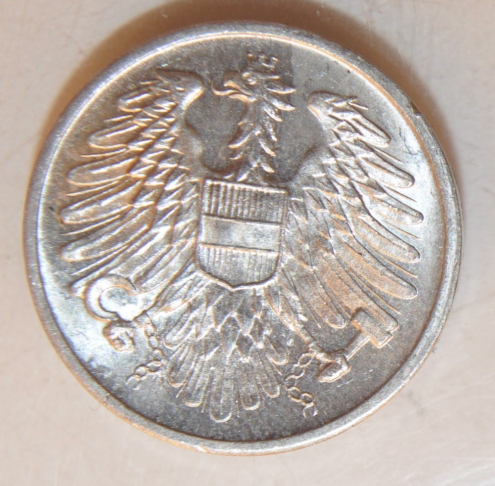 1966 Austria 2 Groschen - Brilliant Uncirculated