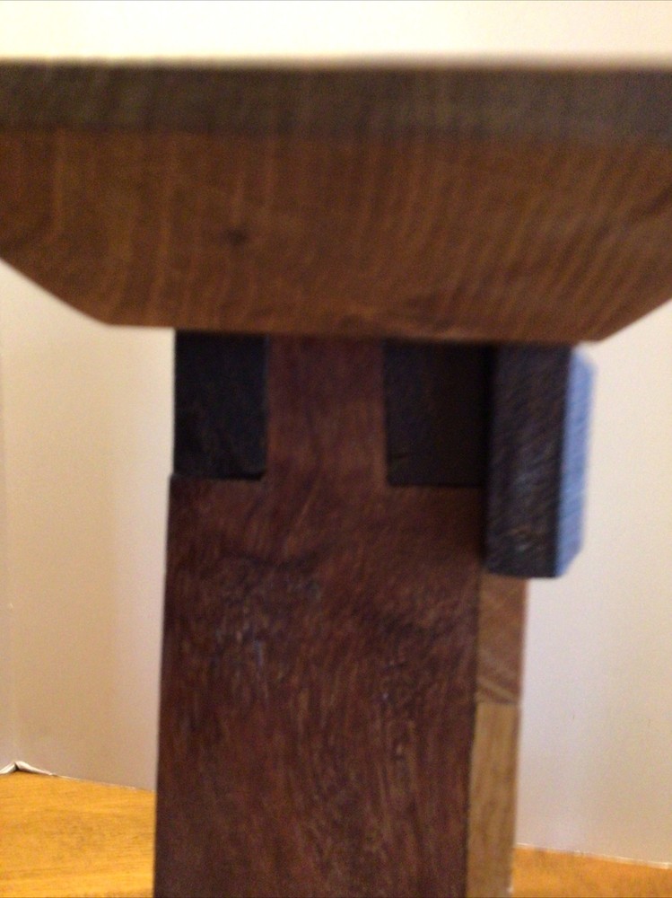 Beautiful Handcrafted Wood Pendulum Shelf Clock Signed