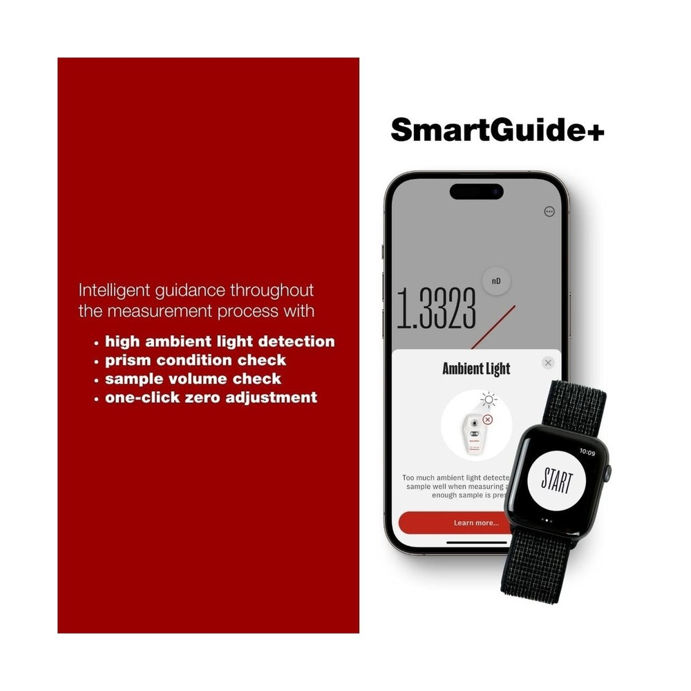 SmartRef by Anton Paar - Digital Refractometer - Beer Wort Extract, Fruit Sug...