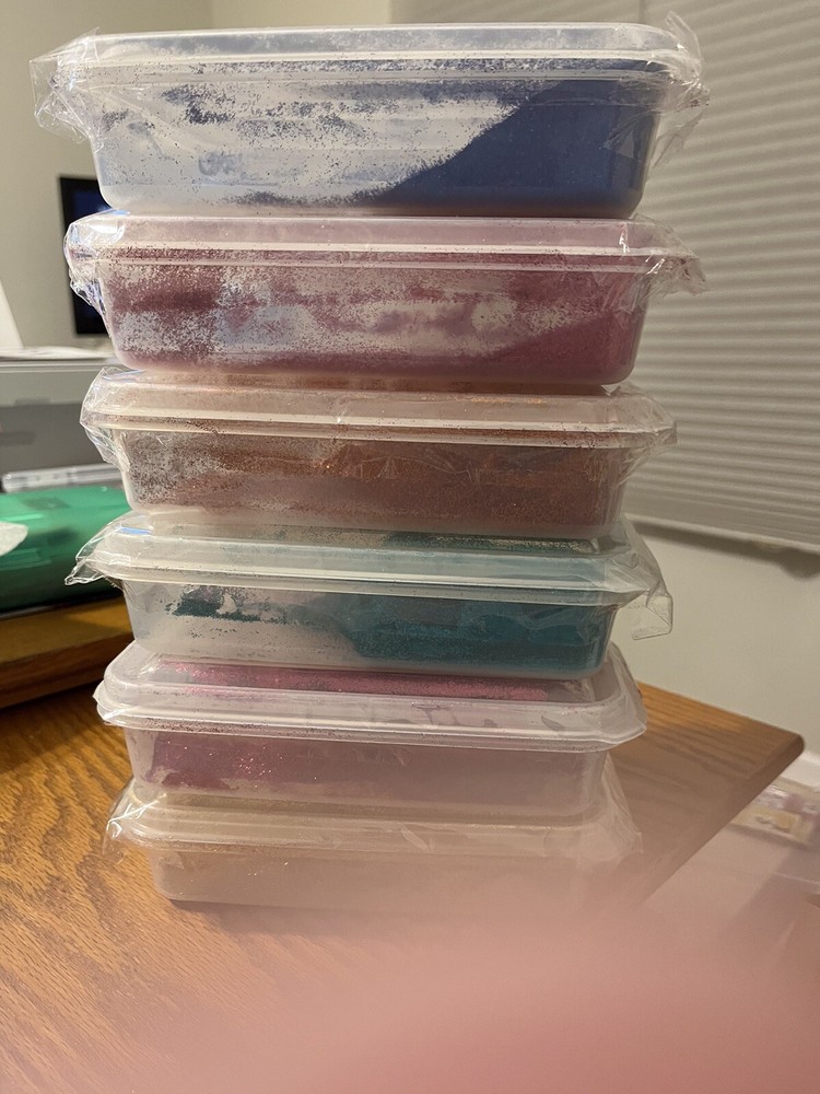 6 - Barbara Trombley's Art Glittering System Glitter Assorted Colors