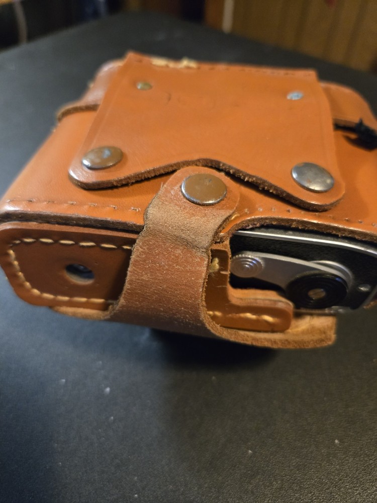 Vintage Kodak Automatic 35 Camera with Strap And Leather Case