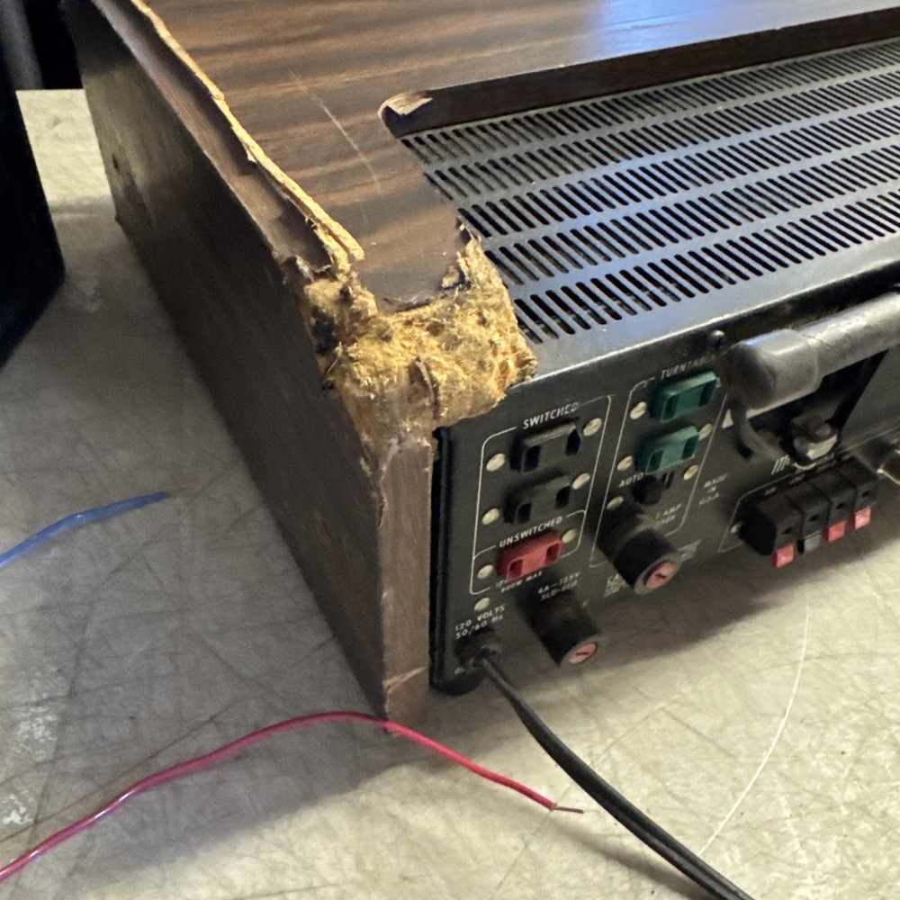 Vintage McIntosh MAC 4100 Stereo Receiver Tested & Working Faces up well