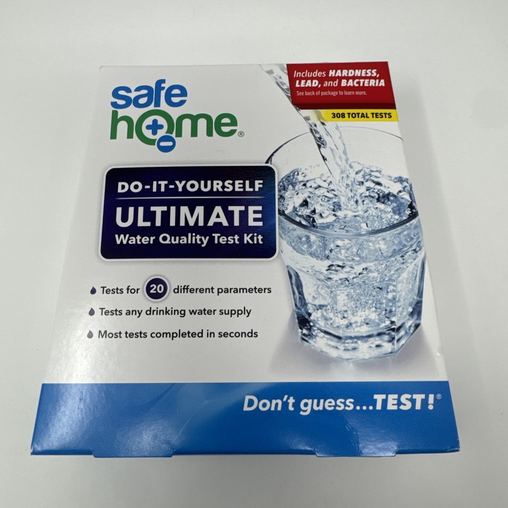 Safe Home Ultimate Water Quality Test Kit 20 Different Parameters 308 Total Test
