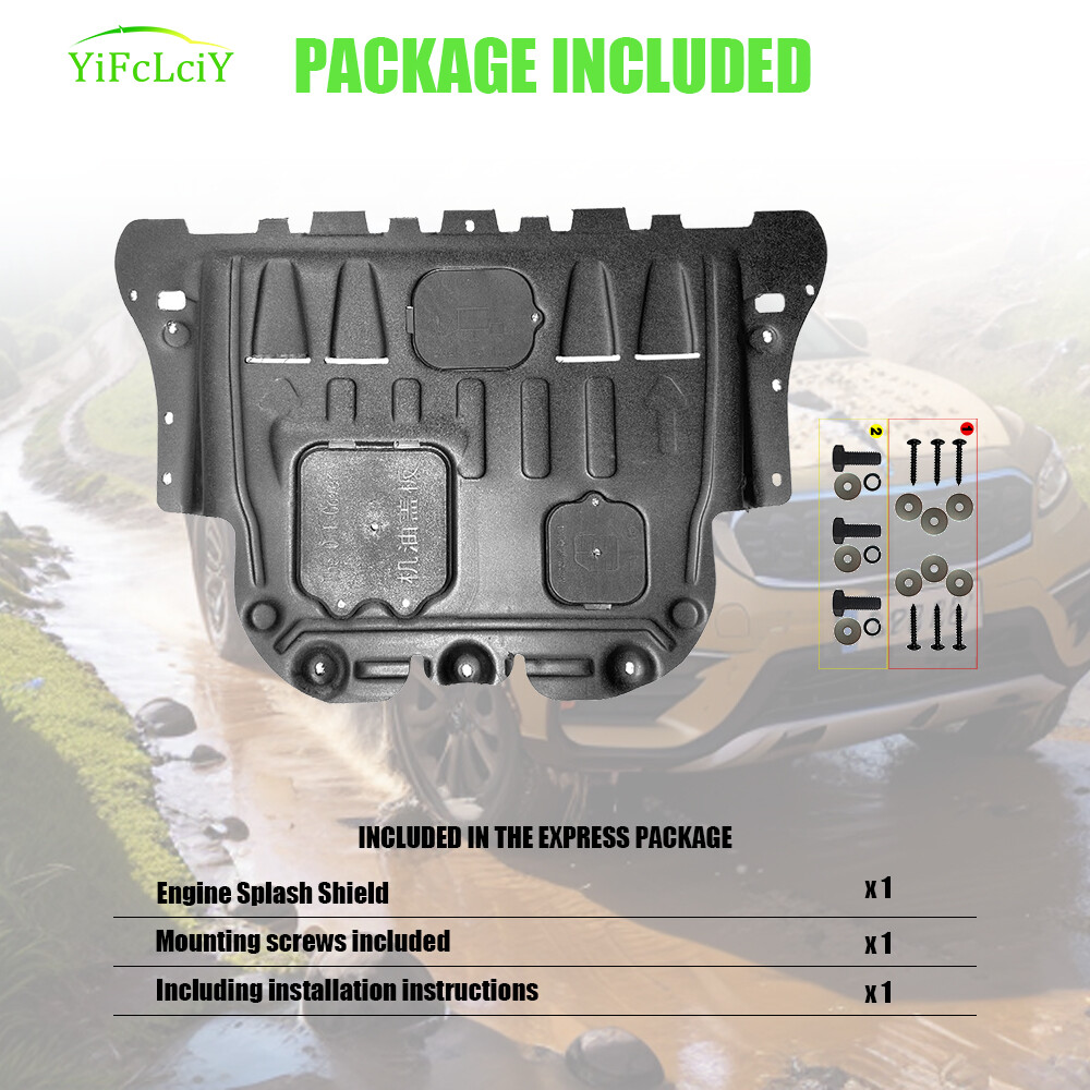 Thick Engine Splash Shield For Audi A3 2015-2016 Front Engine Guard Hard