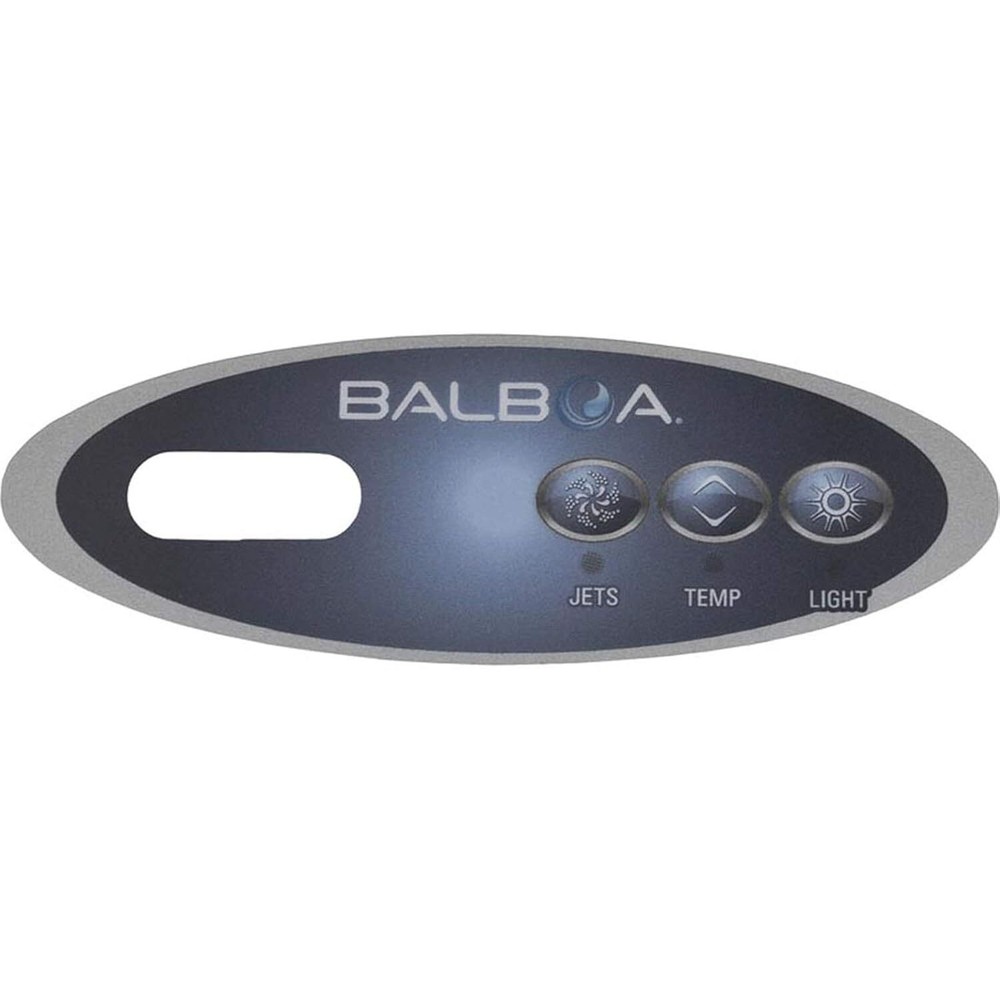 Balboa Mini Oval/VL200 spaside control panel overlay