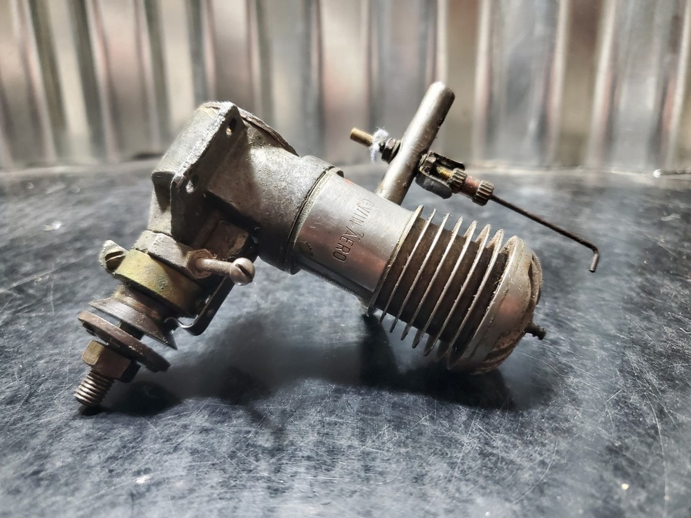 Vintage Gwin Aero Spark Ignition Airplane Plane Engine Motor Model