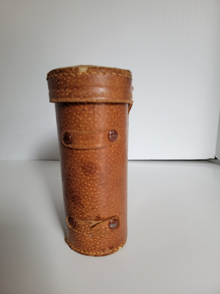 Vintage Lupinus Coated Optics Binoculars 7x35 with case compass