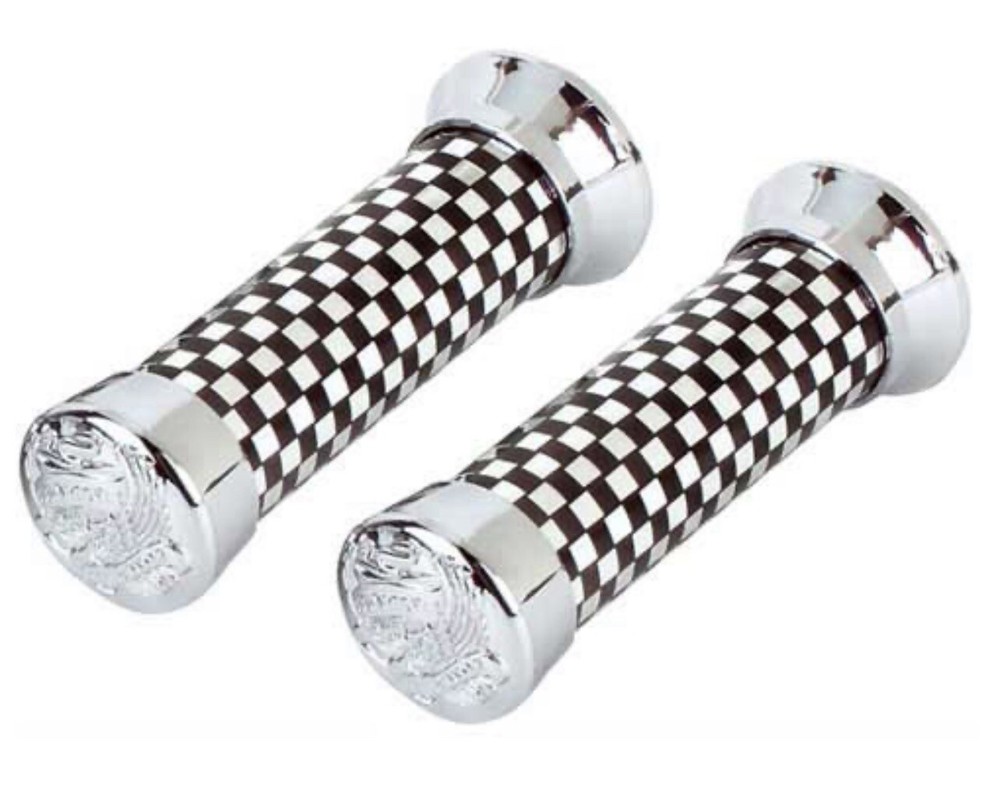 Chrome Grips w/balck and chrome, Eagle