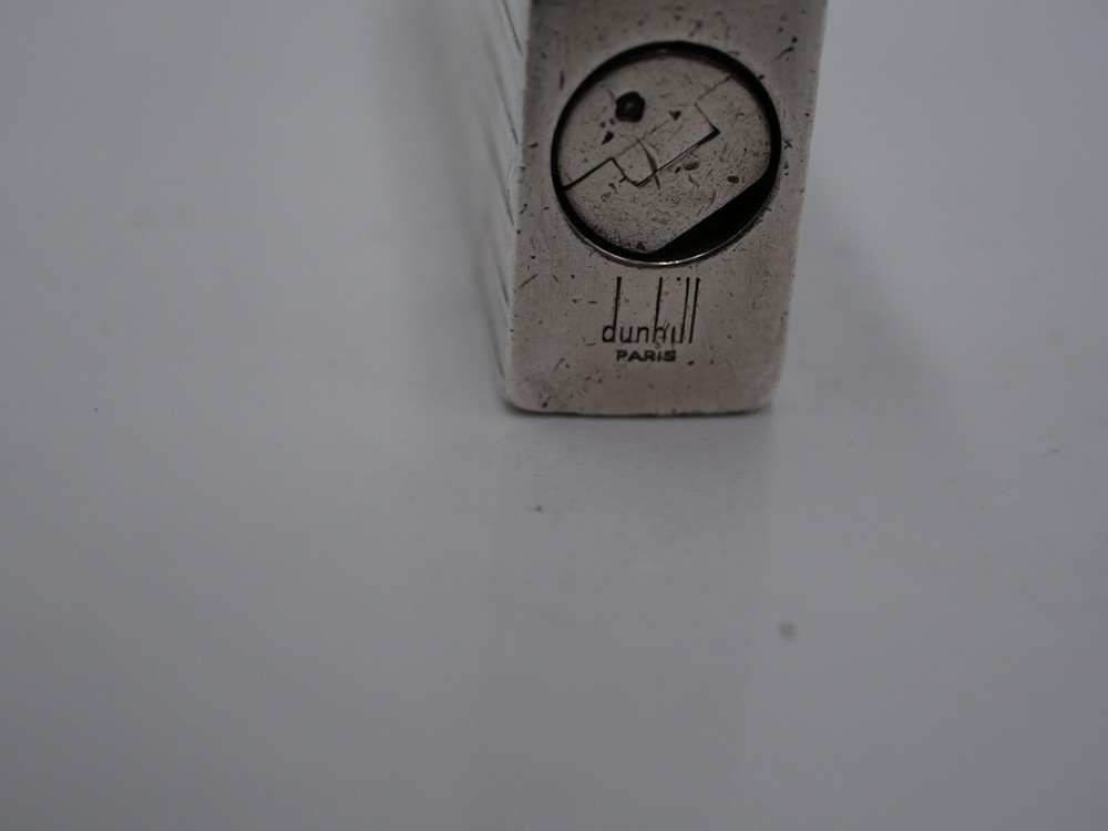 RARE SOLID SILVER DUNHILL LIGHTER ORIGIN FRANCE POINCON CRAB