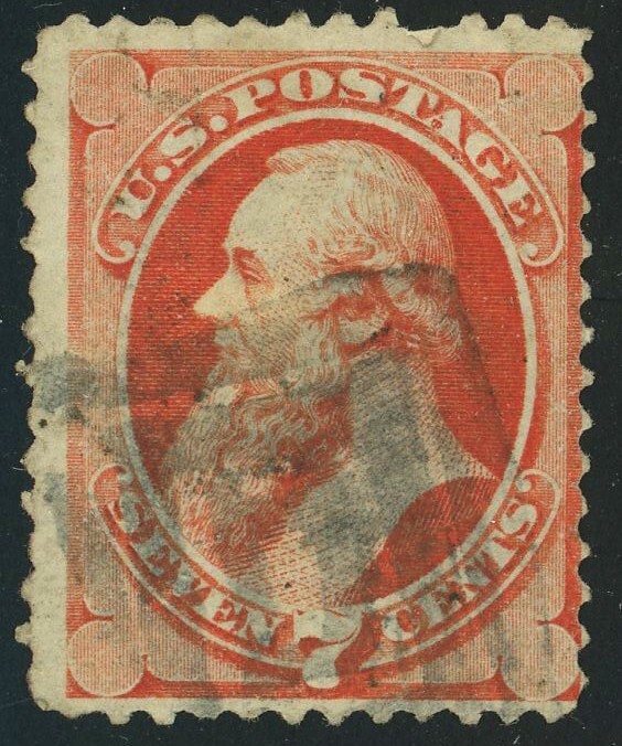 USA #149 Edwin M. Stanton 7c Postage Stamp 1871 A48 Used