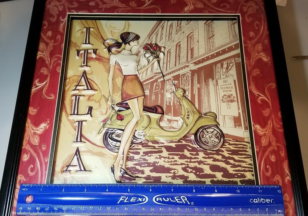 Danielle Acerra Framed Art "ITALIA"