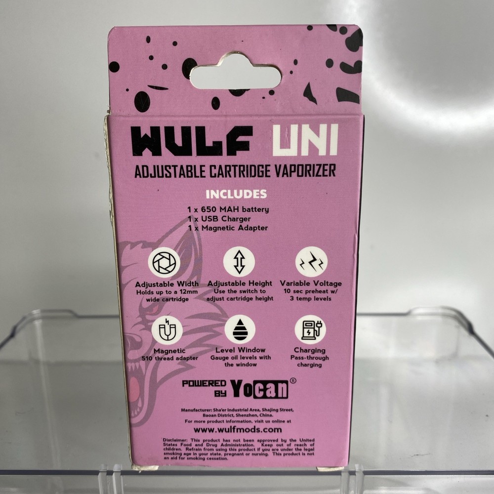 Wulf Uni Limited Edition Adjustable- Pink