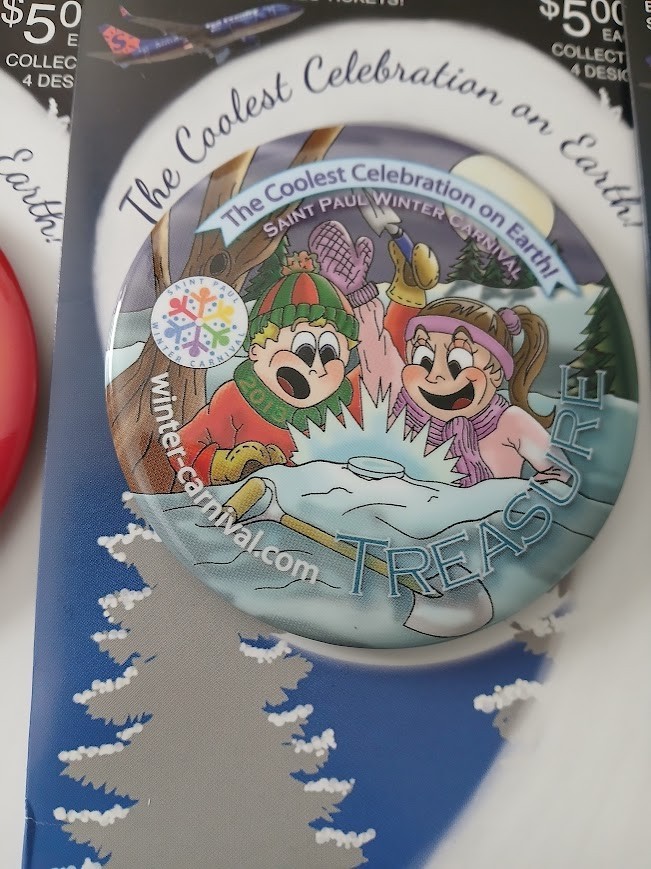 St Paul Winter Carnival Pinback Buttons full set 2013