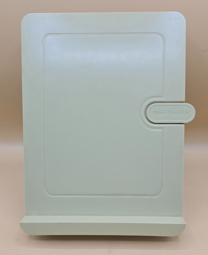 VINTAGE 1979 Eldon Sten-ette Plastic Document Holder Stand for Typing or Recipes