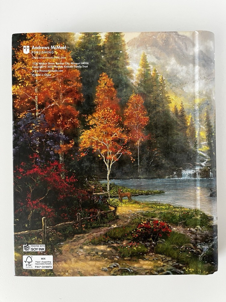 Thomas Kinkade 2026 Engagement Calendar With Scripture, Flammable Art, Scrapbook
